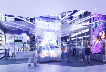 sega store tokyo opening