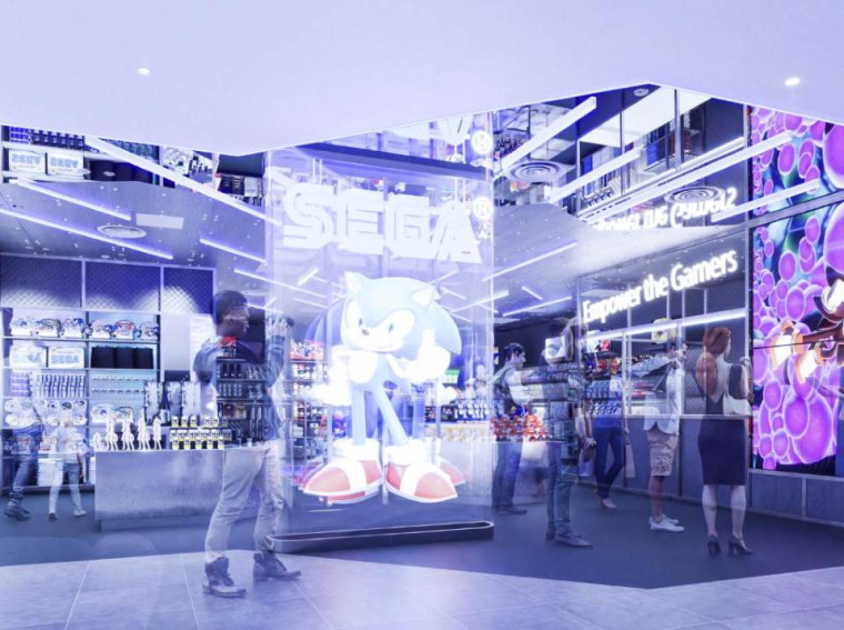 sega store tokyo opening