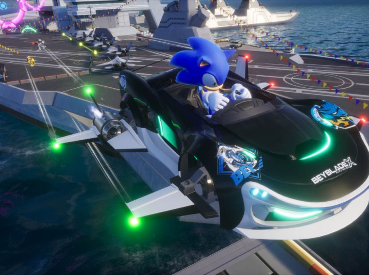 sonic racing crossworlds beyblade collab 3