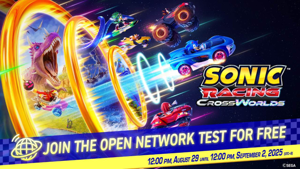 sonic racing crossworlds open network test