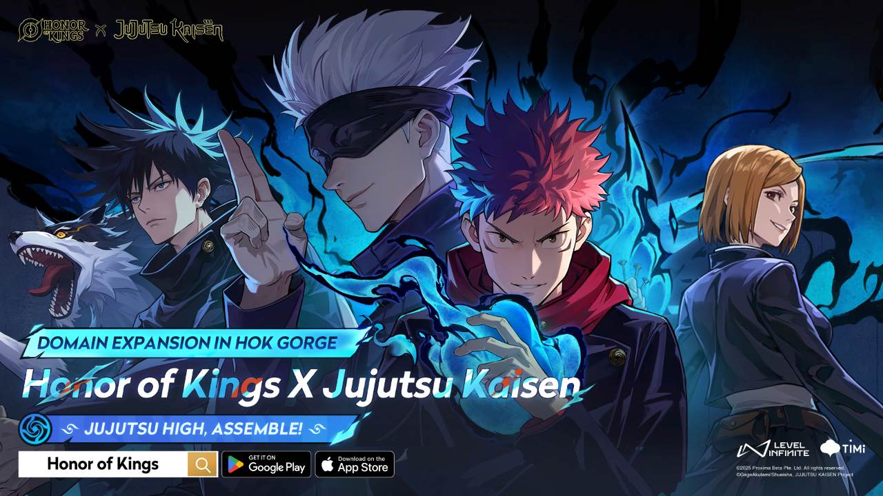 Honor of Kings x Jujutsu Kaisen Collaboration Returns This September