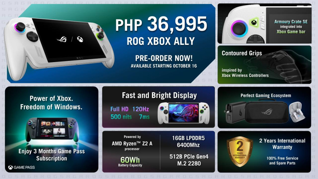ROG Xbox Ally Specs