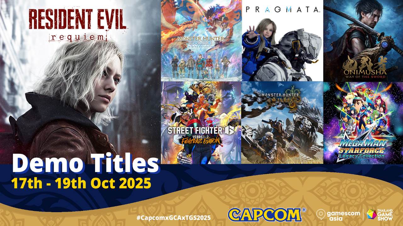 Capcom Confirms Various Activities for gamescom asia x Thailand Game Show 2025