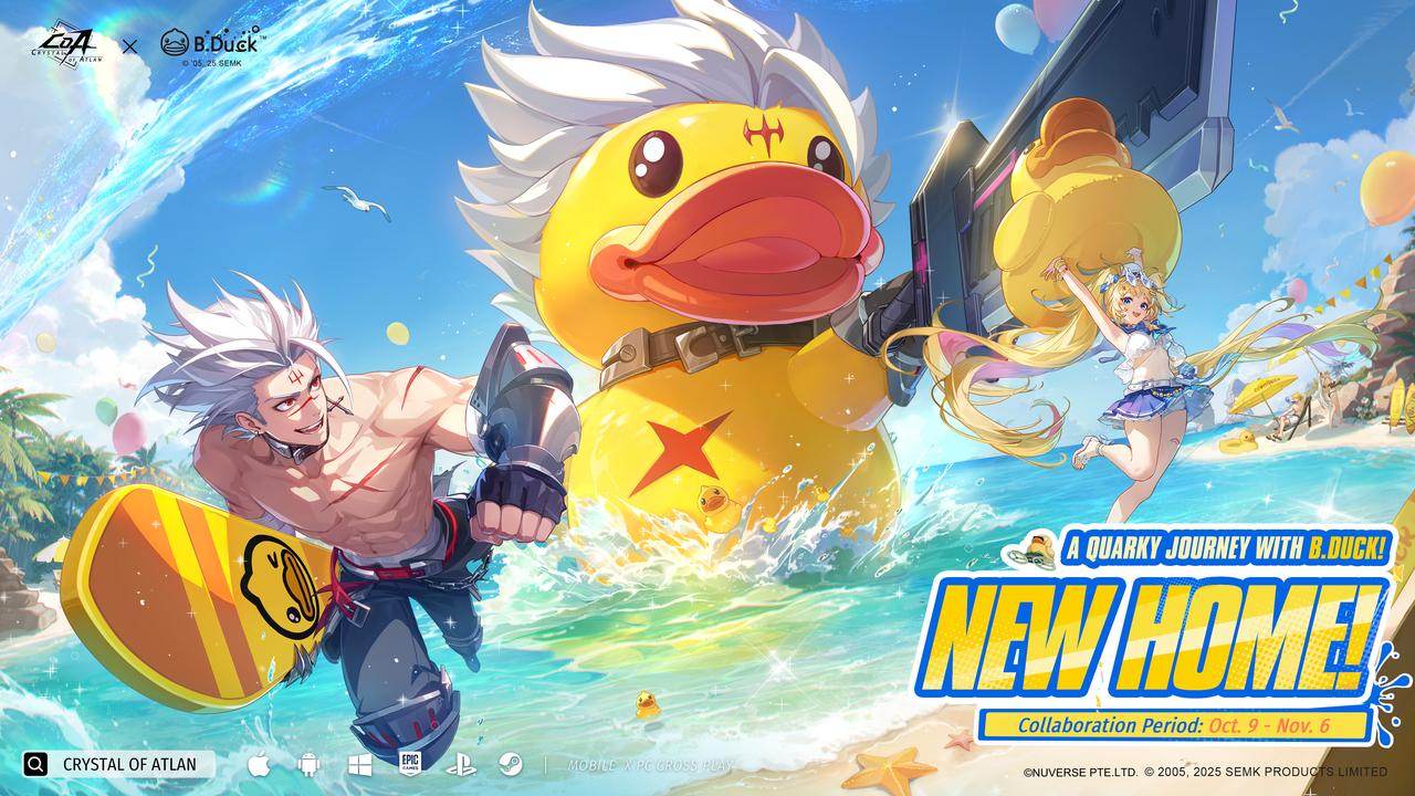 Crystal of Atlan Launches on Steam October 30, Reveals B.Duck Collab Starting October 9
