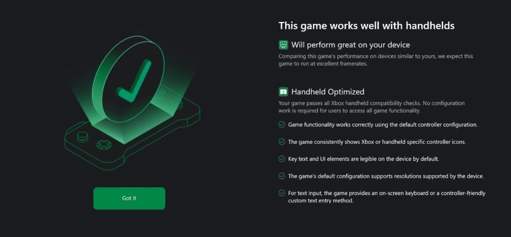 rog xbox ally handheld compatible