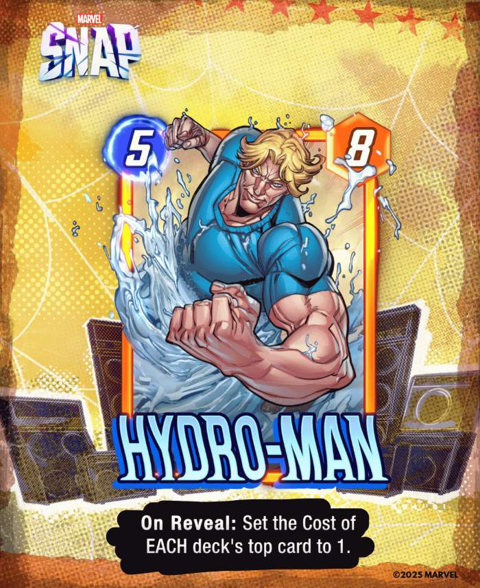 Marvel Snap - Arachnid Anarchy - Hydro-Man