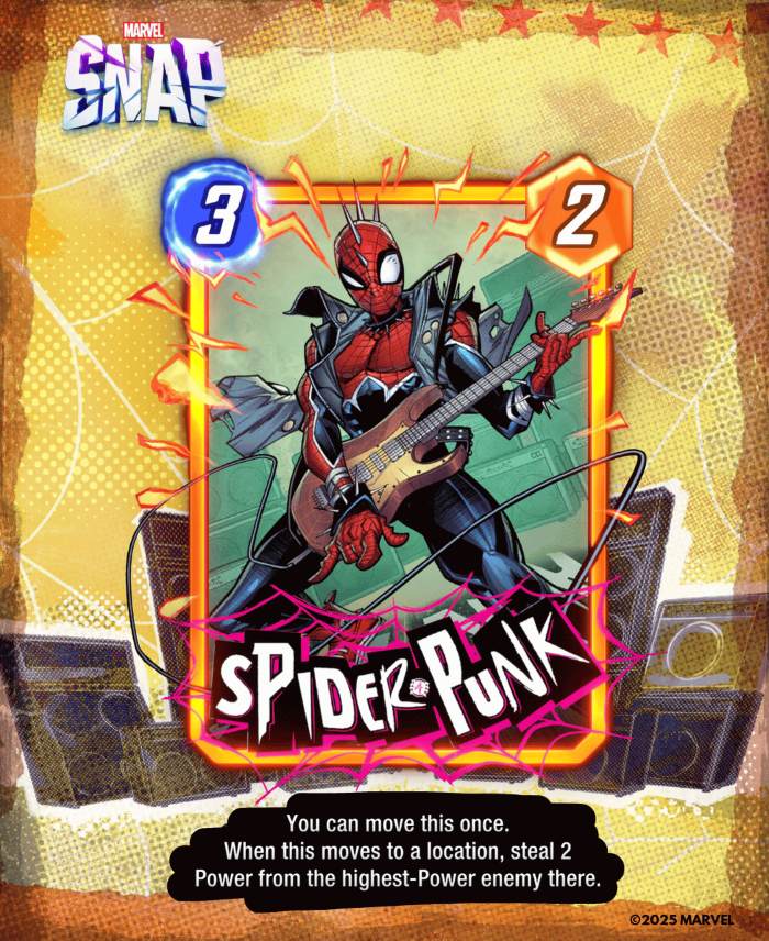 Marvel Snap - Arachnid Anarchy - Spider Punk