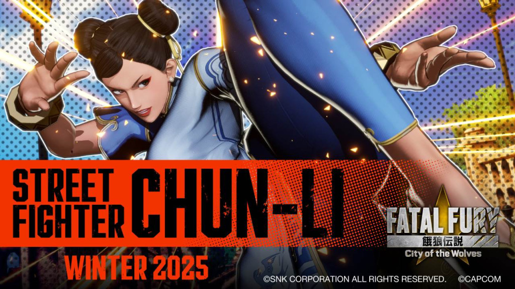 fatal fury city of the wolves chun li key art