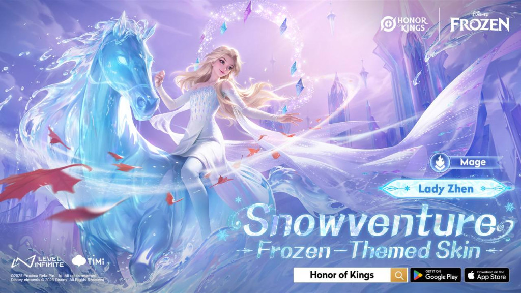honor of kings frozen collab elsa