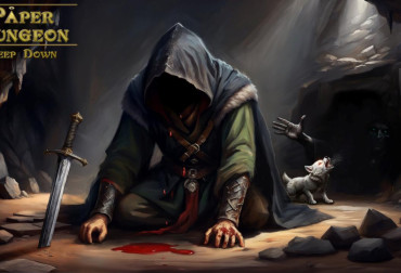 paper dungeon deep down key art