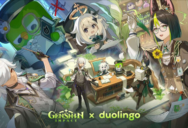 genshin impact duolingo key art