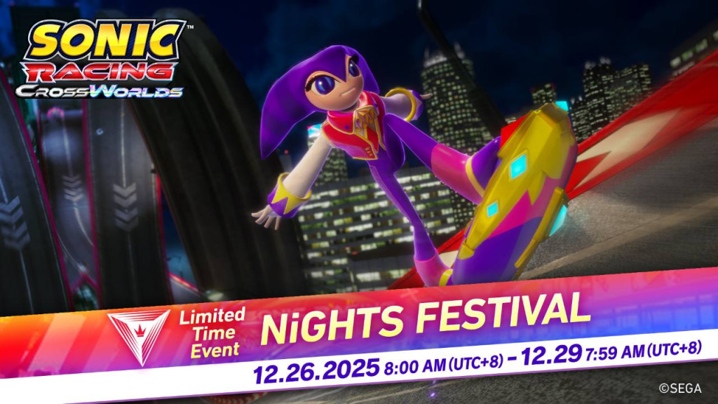 sonic racing crossworlds nights festival 2
