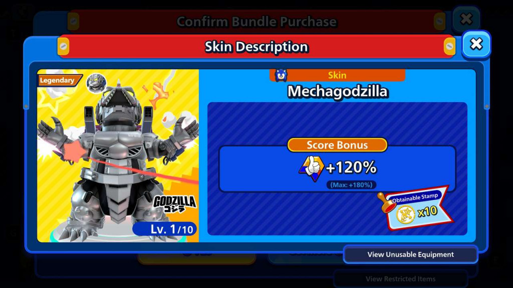 sonic rumble godzilla collab 7