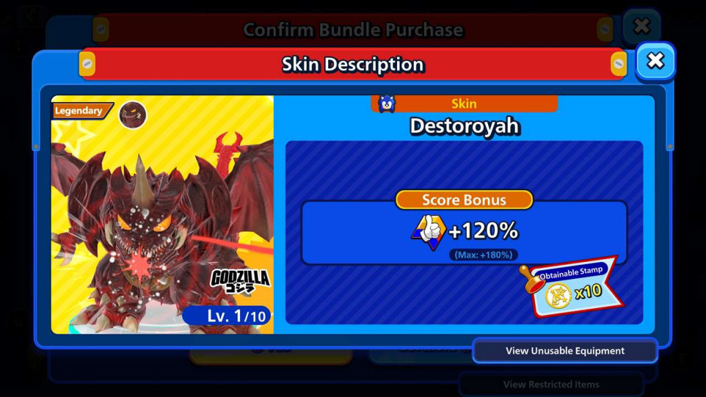 sonic rumble godzilla collab 8