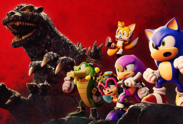 sonic rumble godzilla key art