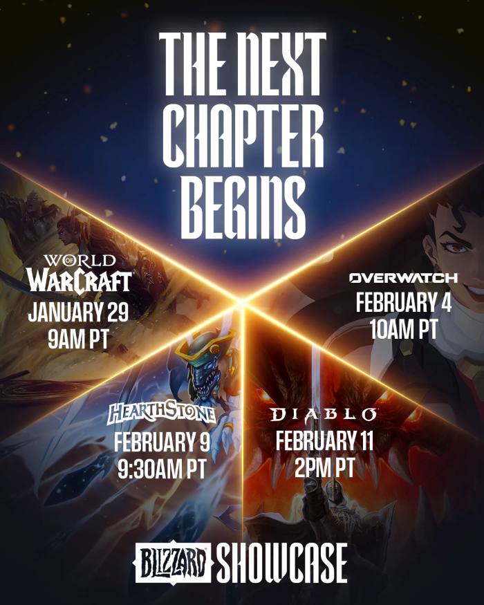 Blizzard showcase poster