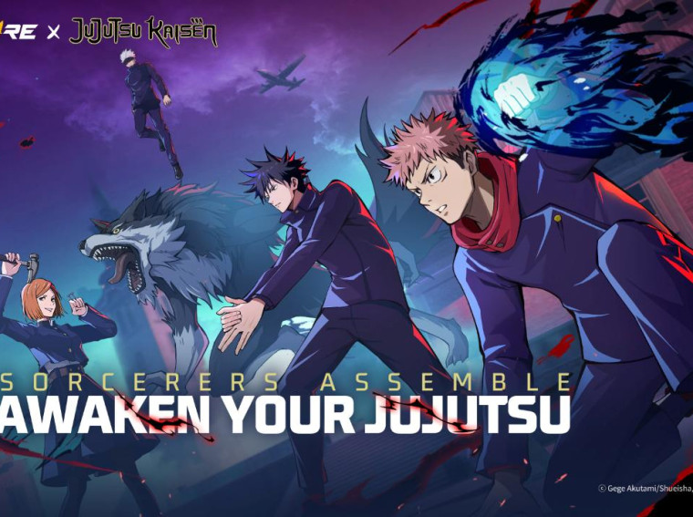 Free Fire x Jujutsu Kaisen - Keyart 1