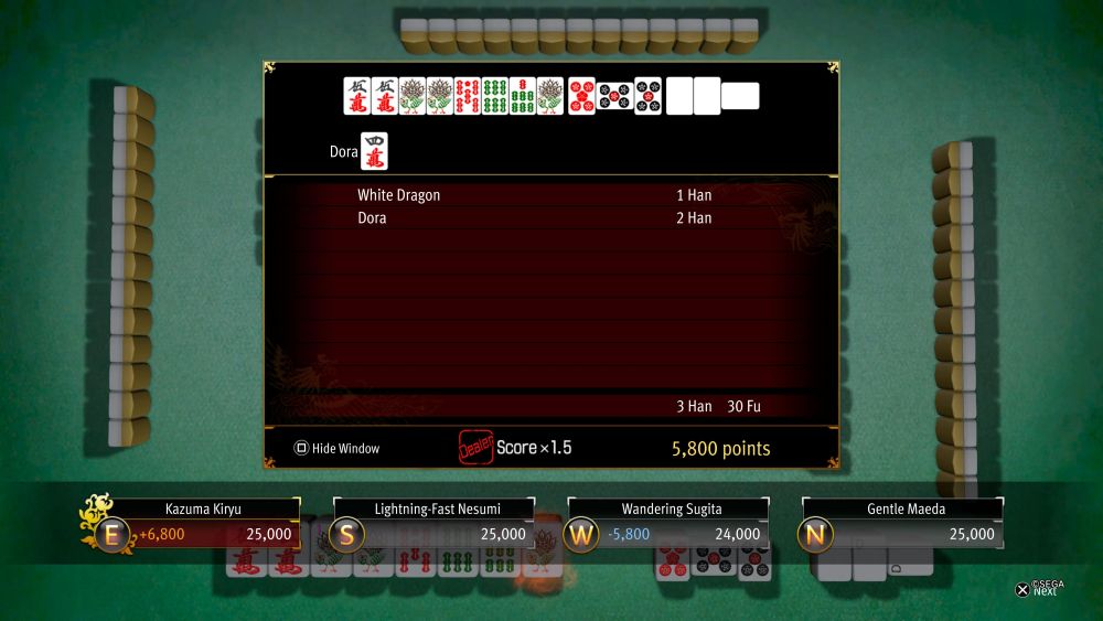 Yakuza Kiwami 3 Payout