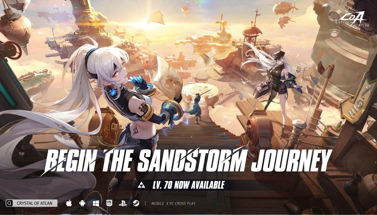 Crystal of Atlan Lv.70 Update ‘Sandstorm Journey’ Brings New Quest, Dungeon, and More