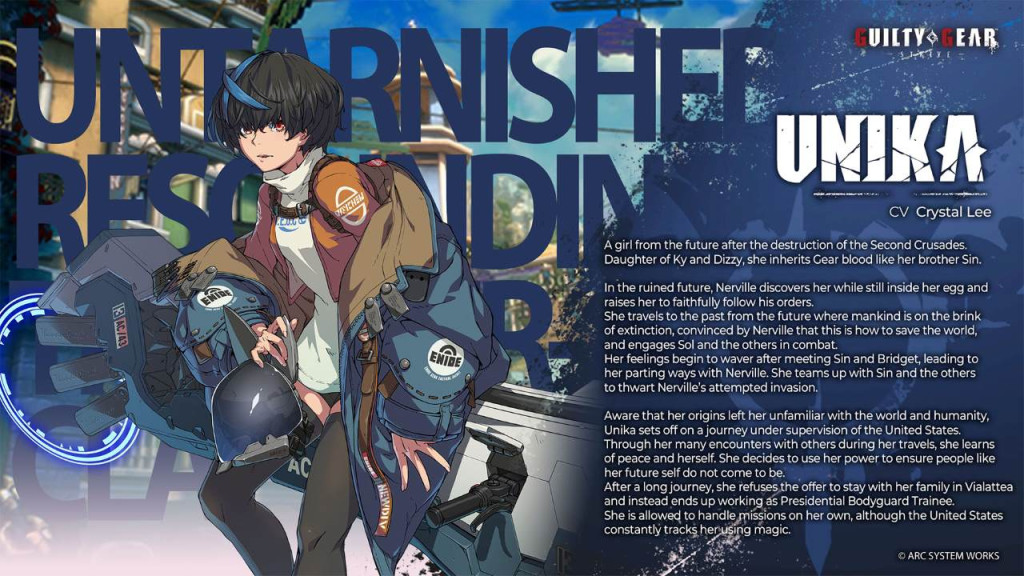 guilty gear strive unika profile