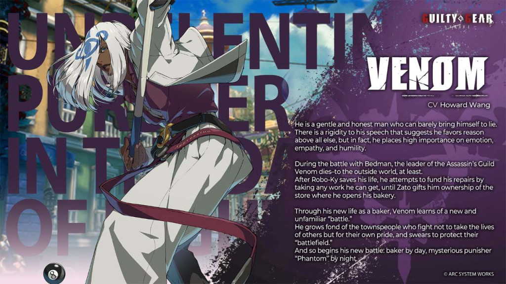 guilty gear strive venom profile