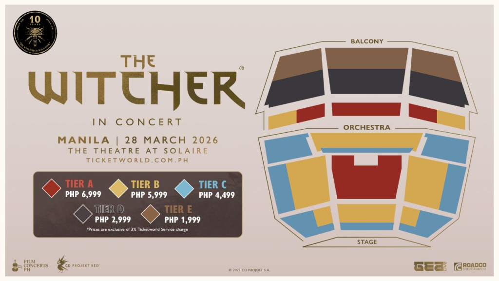 the witcher in concert seat map
