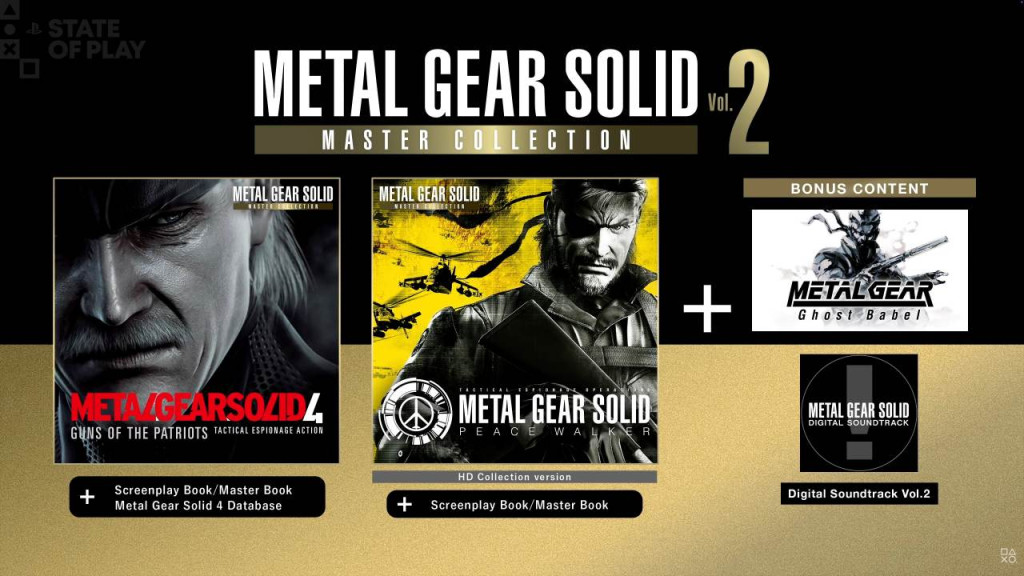 Metal Gear Solid Master Collection Vol. 2 bonus