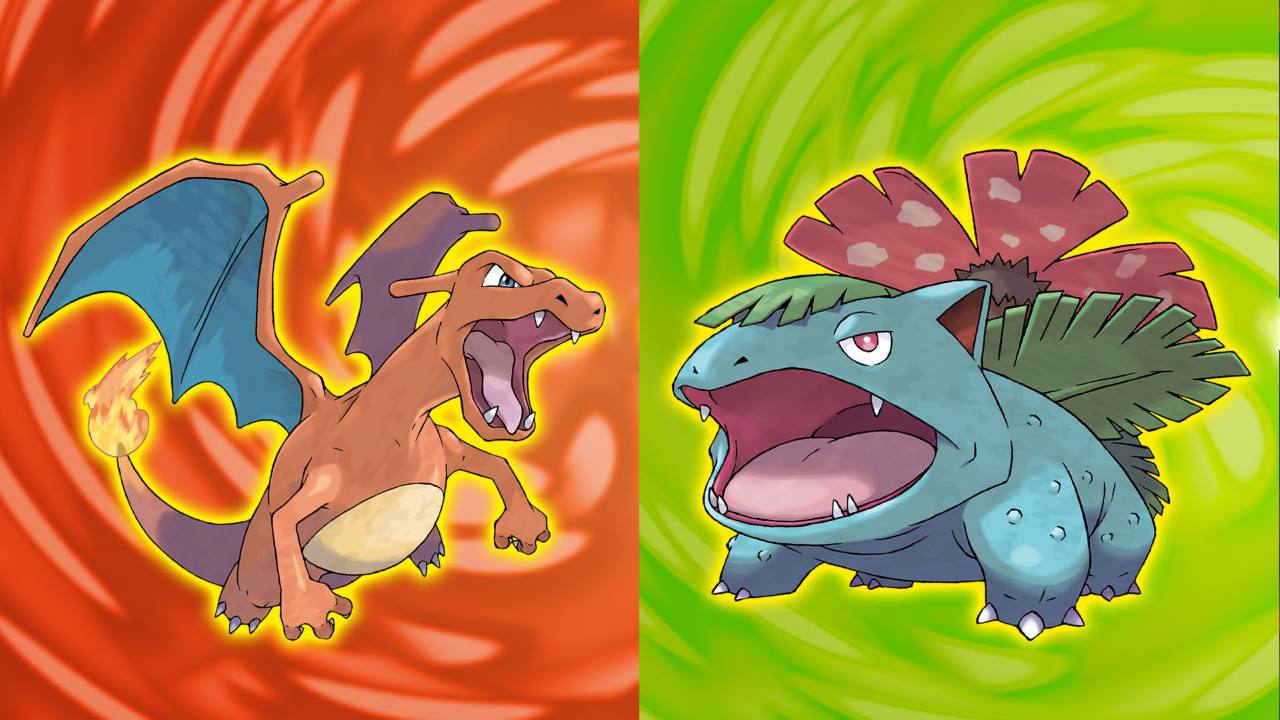 Pokémon FireRed LeafGreen key art