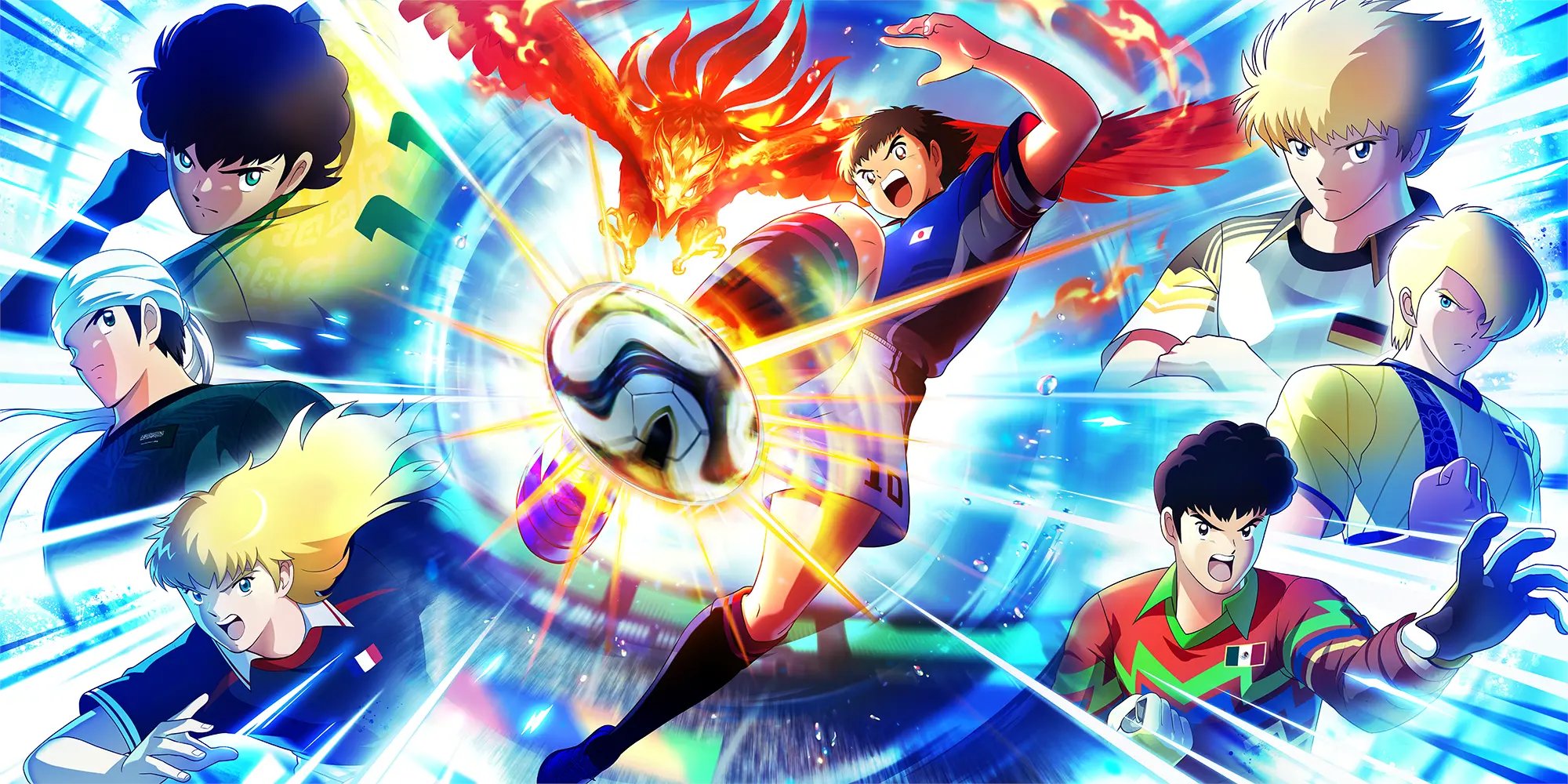 captain tsubasa 2 world fighters key art no logo