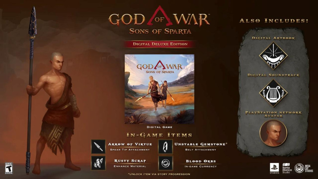 god of war sons of sparta pre-order bonus
