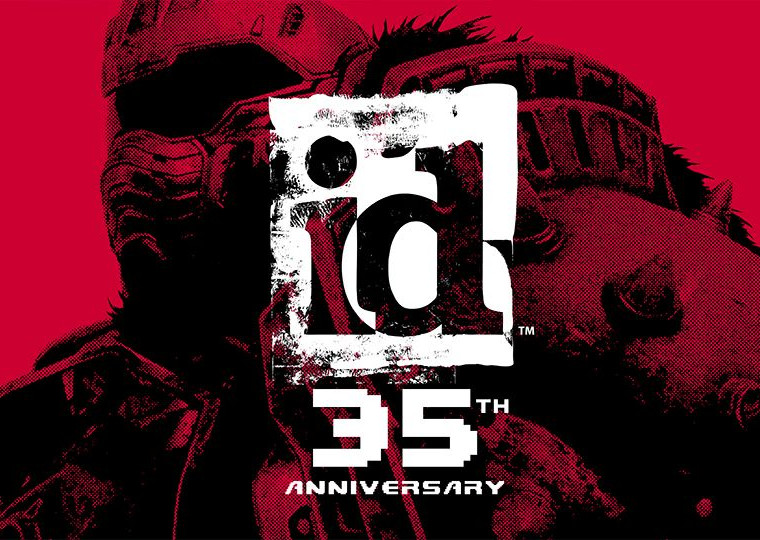 id software 35 anniversary logo