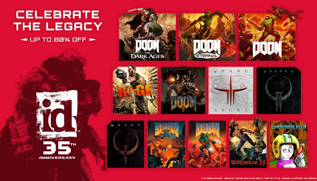 id software 35 anniversary sale