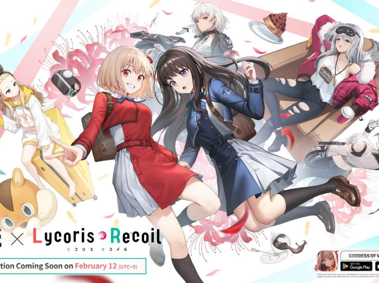 nikke lycoris collab key art