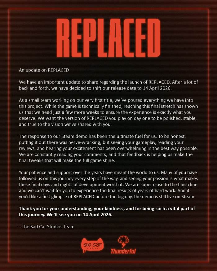 replaced delay announcement