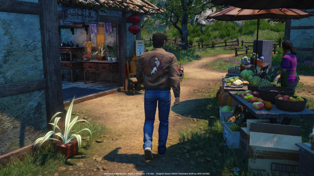 Shenmue III Enhanced Panda Market Walk