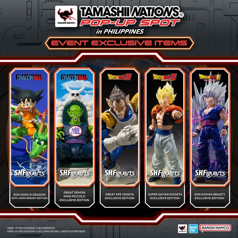 Tamashii Nations Pop-Up Spot PH 2026 Dragon Ball