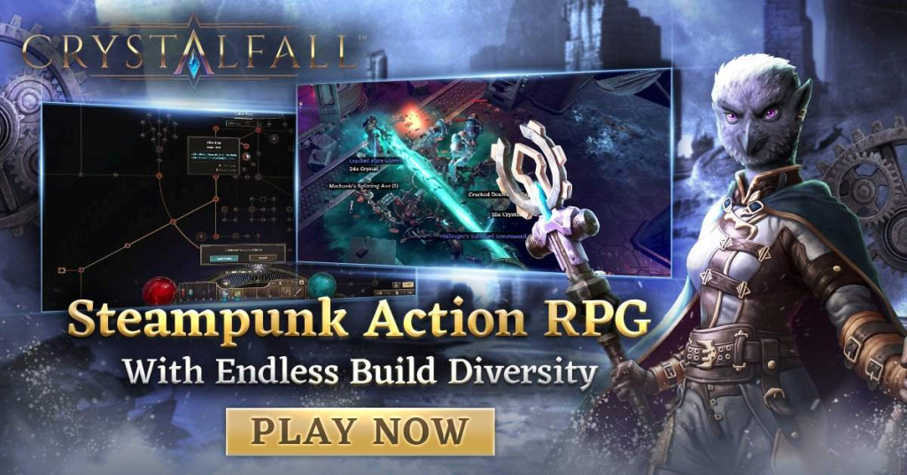 crystalfall early access features 2