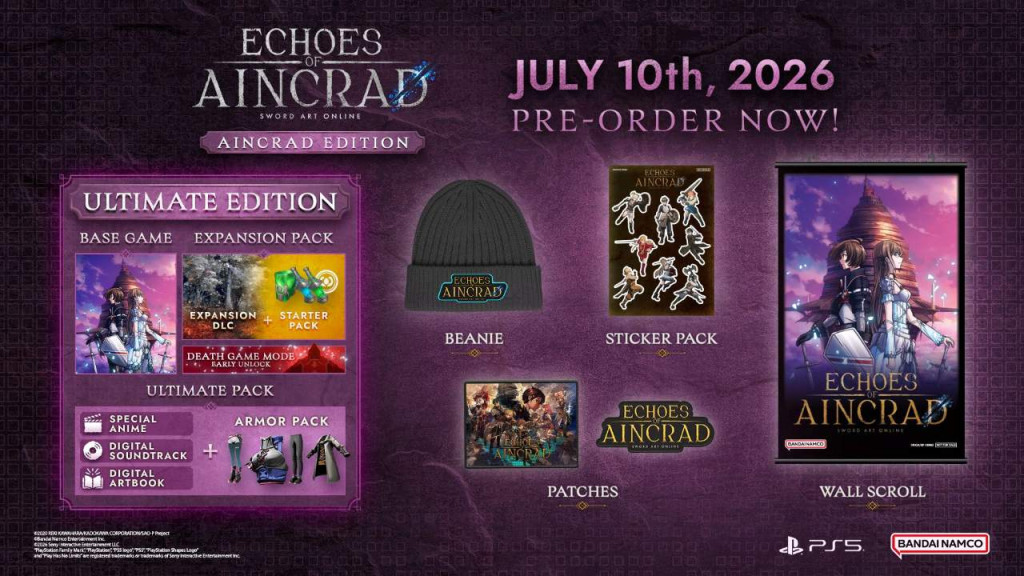 echoes of aincrad ultimate edition