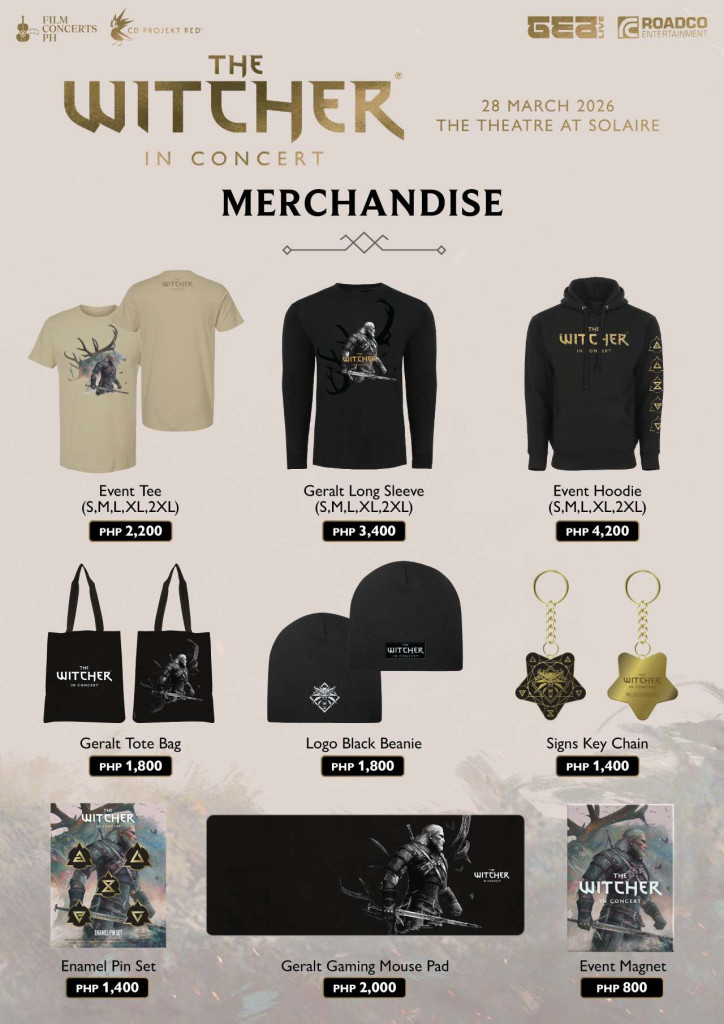 the witcher in concert in manila merchandise 4