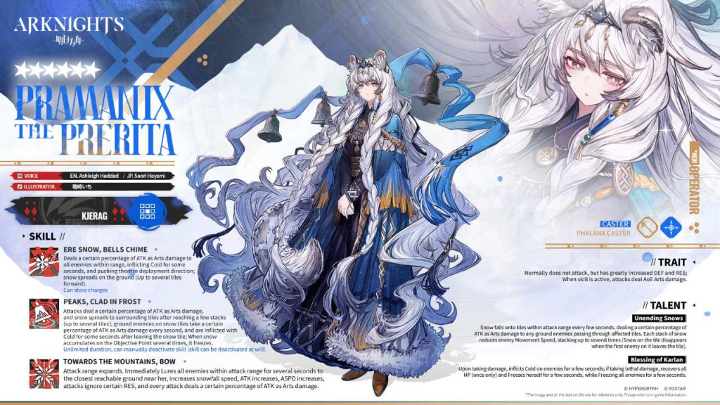 arknights Pramanix the Prerita