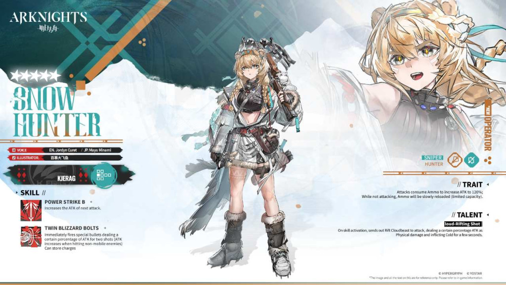 arknights Snow Hunter