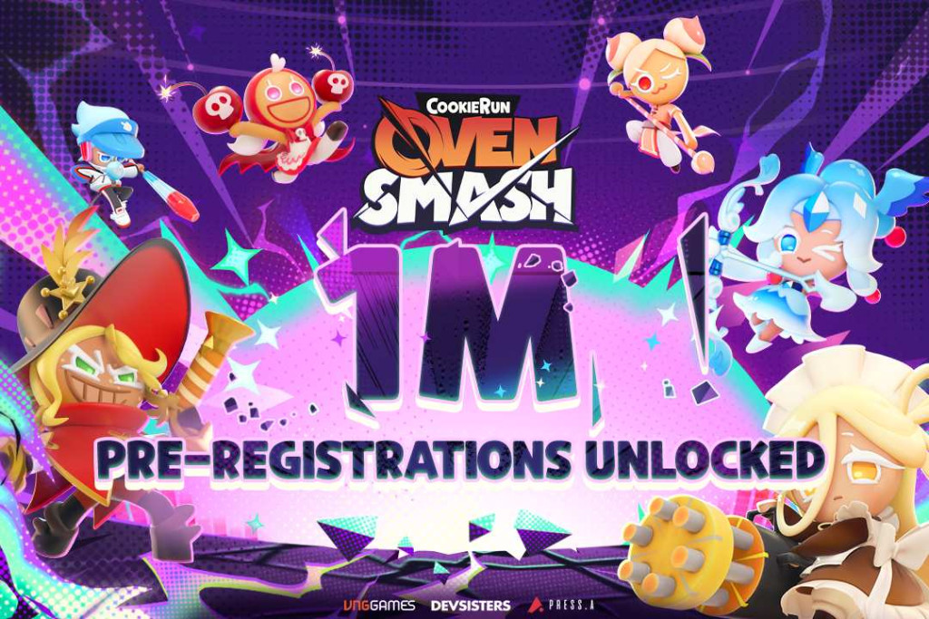 cookierun ovensmash 1 million signups