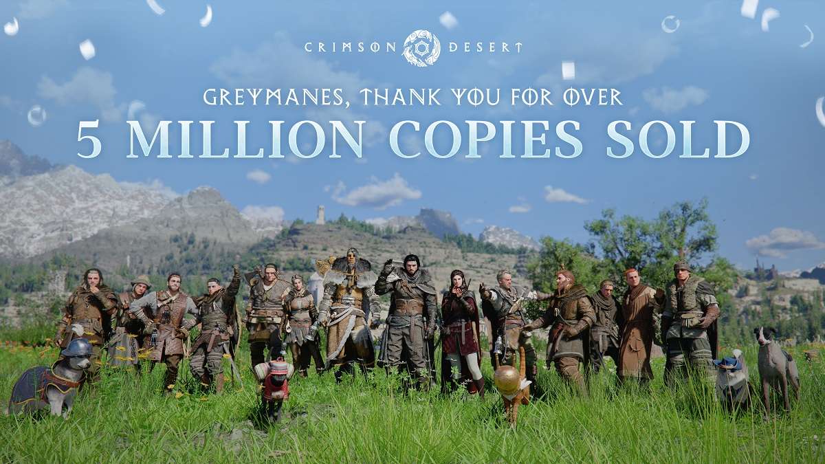 Crimson Desert Surpasses 5 Million Copies Sold Worldwide