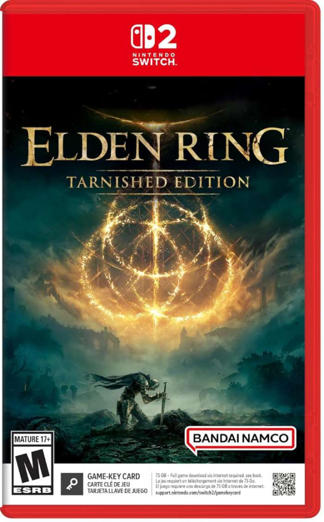 elden ring tarnished edition switch 2 box art