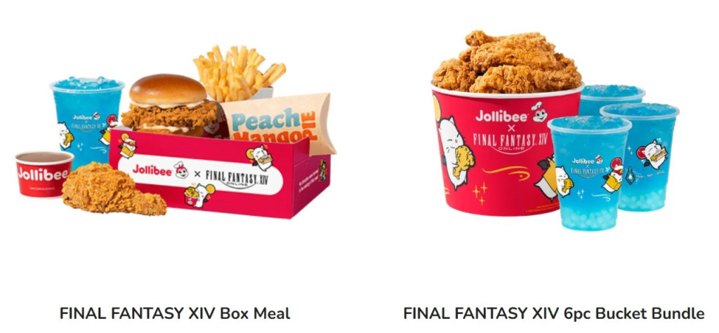 jollibee final fantasy xiv themed meals