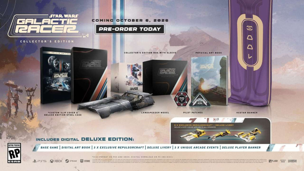 star wars galactic racer collector's edition