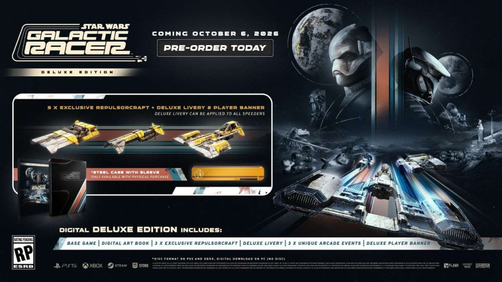 star wars galactic racer deluxe edition
