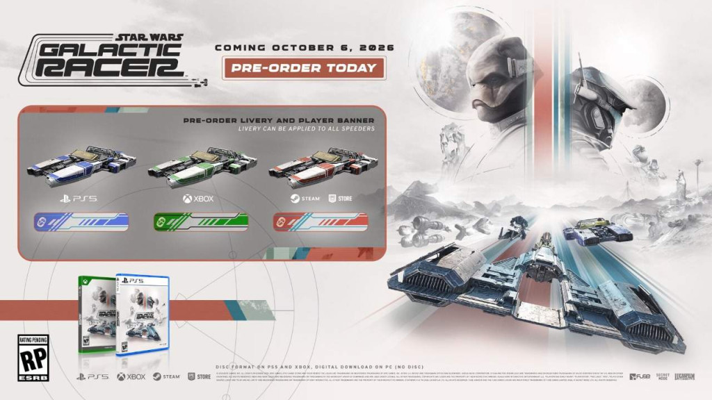 star wars galactic racer pre order
