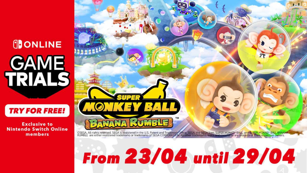 super monkey ball banana rumble switch online demo