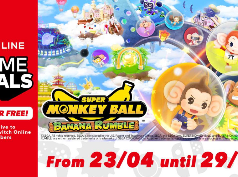 super monkey ball banana rumble switch online demo